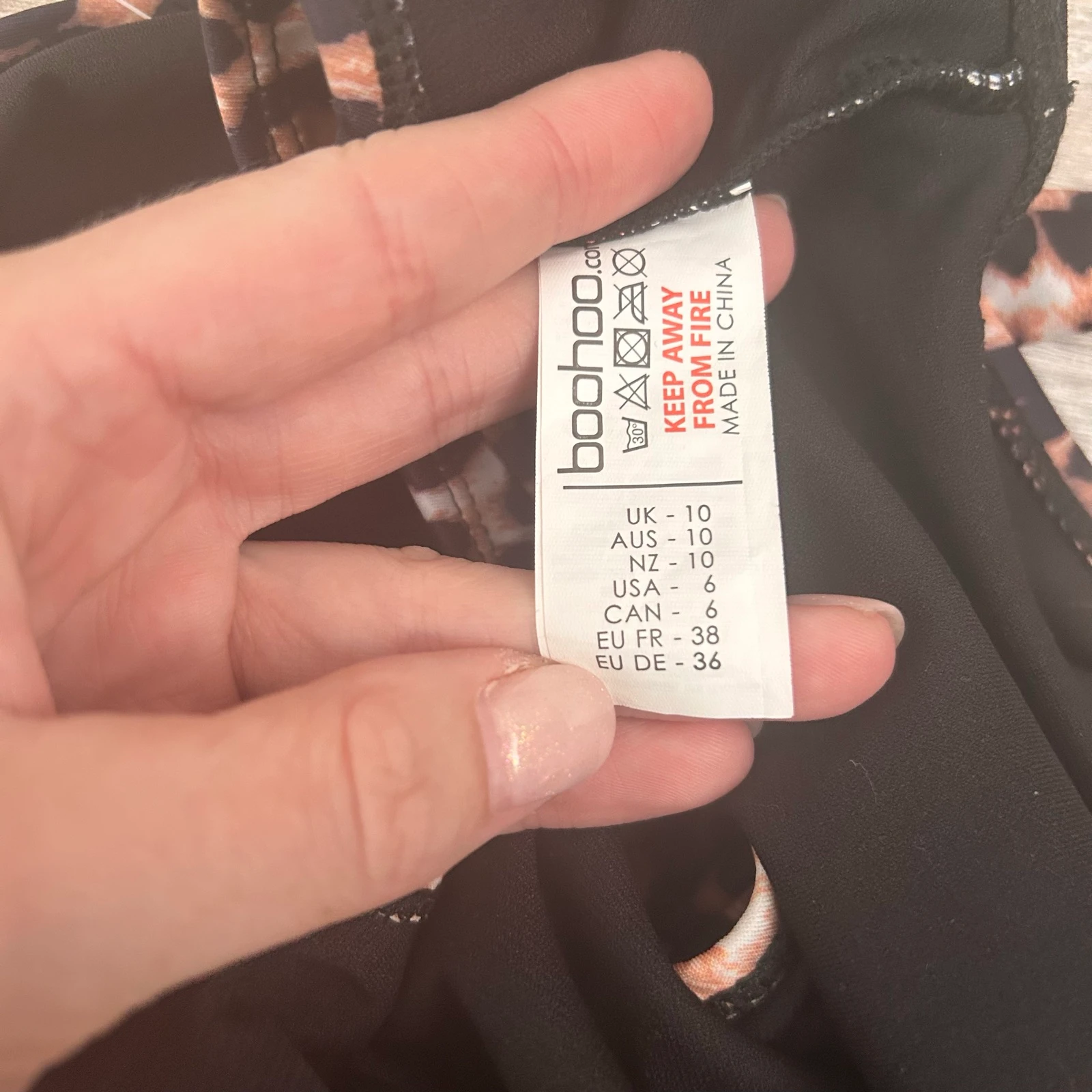 Nuevo traje de baño de leopardo de Boohoo – talla 36 (EU) / UK 10 – photo 11